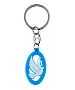 Kľúčenka gum. (KC019A) Holubica - modrá                                         